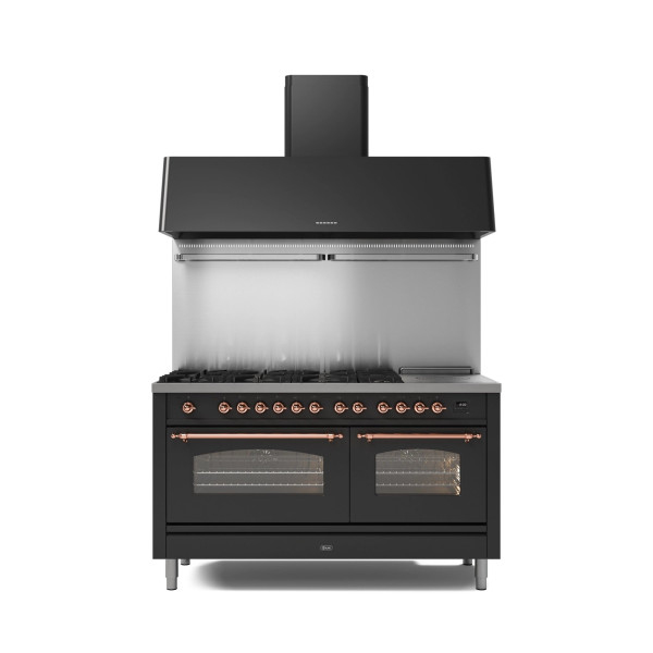 P15N - 150 cm enamelled steel double oven range cooker