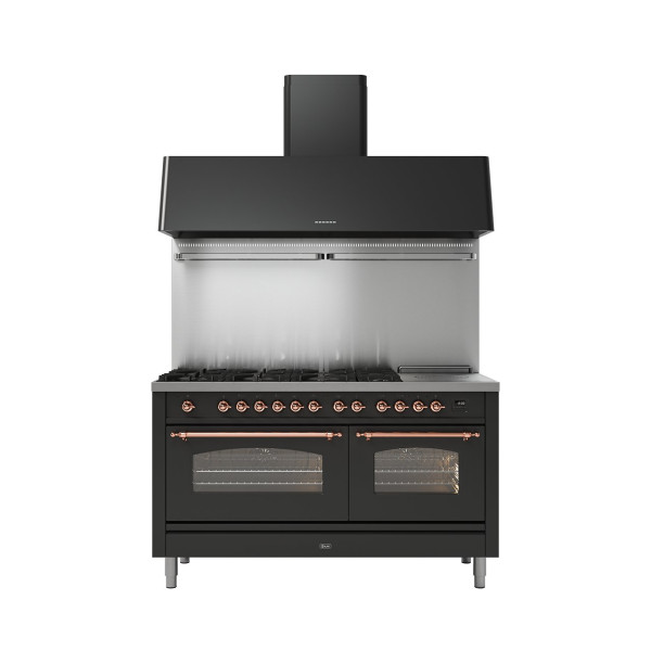 P15N - 150 cm enamelled steel double oven range cooker