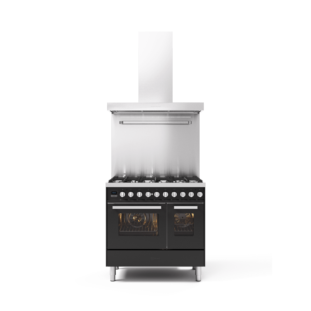 LD09 - 90 cm double oven range cooker