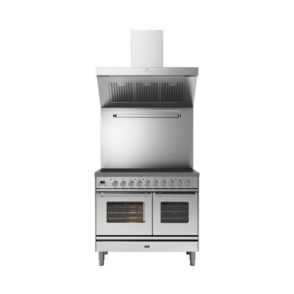PD10W - 100 cm double oven range cooker