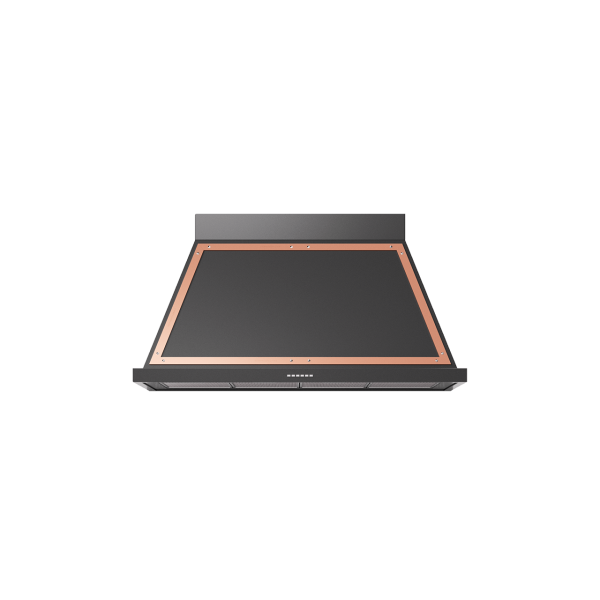 ANB120 - 120 cm enamelled steel wallmount hood with frames