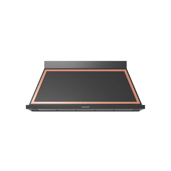 ANB150 - 150 cm enamelled steel wallmount hood with frames