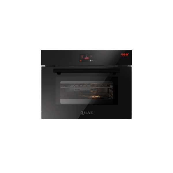 645SZTCT4 - Black glass compact multinfunction electric oven 400°