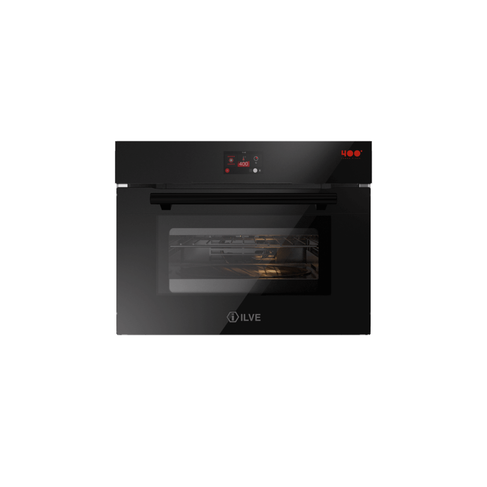 645SZTCT4 - Black glass compact multinfunction electric oven 400°