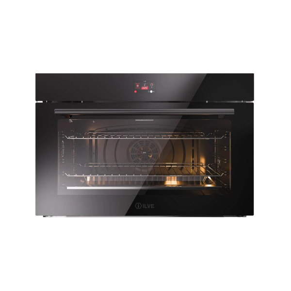 OV91GT31 - 90 cm black glass TFT built-in oven