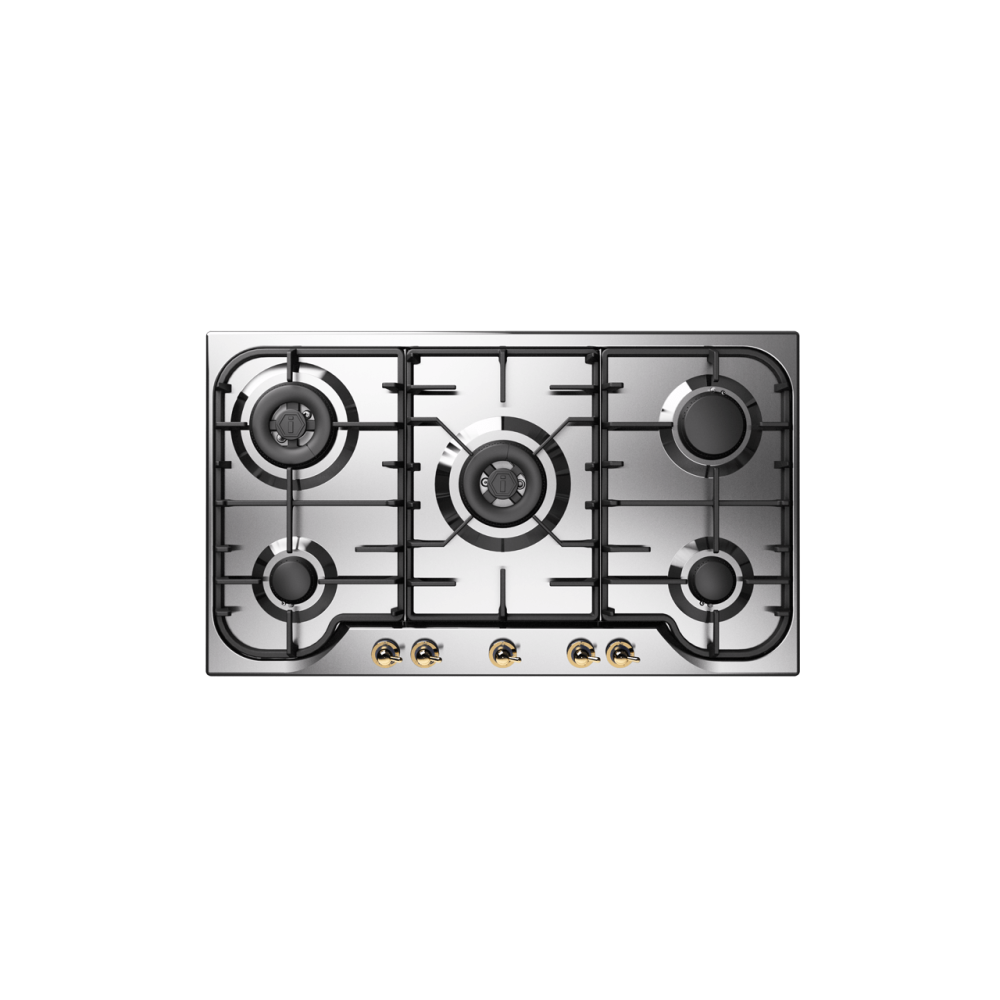 HCB90CCN - 90 cm enamelled steel 5 burners gas hob