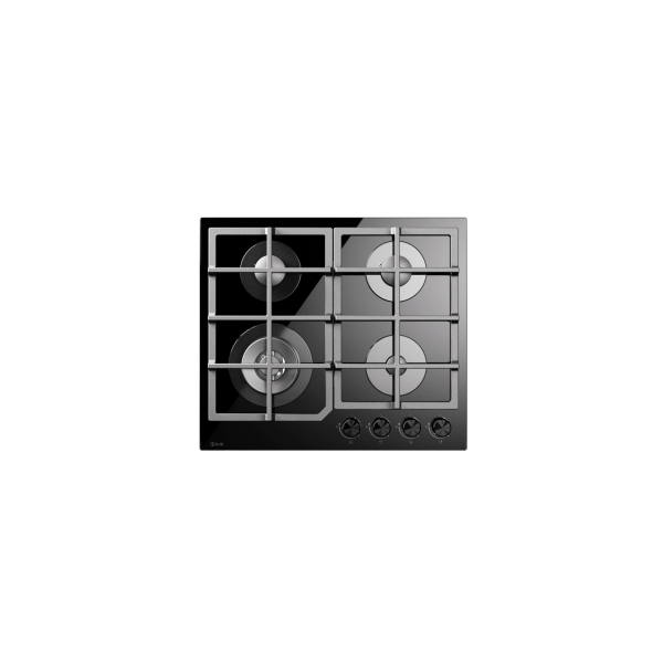HCG60CK - 60 cm tempered glass gas hob 4 burners