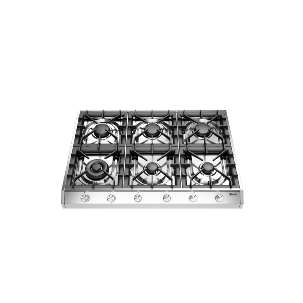 HCP9656D - 90 cm freestanding gas hob 6 burners - Dual