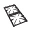 KGRFT002 - Pair of square pan supports